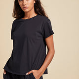 Jersey Crew Tee - Black