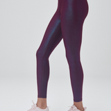 Dream Tech Legging - Berry Wine Foil
