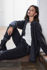 Tabby Sherpa Fleece Jogger - Charcoal