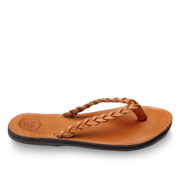 The Trenza Flip Flop - Cocoa