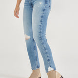 Scarlet Mid-Rise Slim - Rock Pool