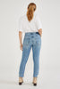 Scarlet Mid-Rise Slim - Rock Pool