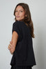 Wrenley Mock Neck Top- Black