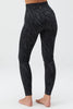 Love Sculpt Jaquard Leggings- Black Jacquard